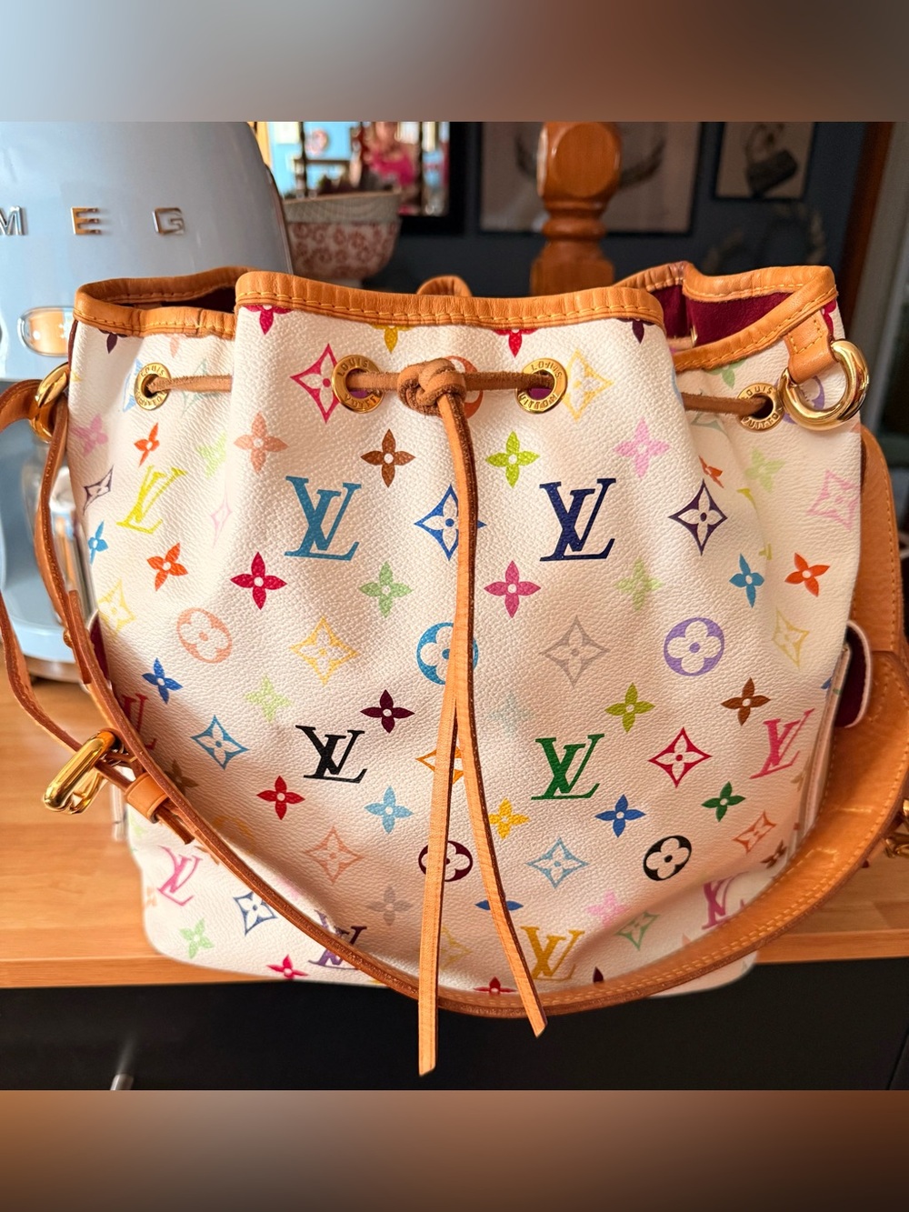 LV x TM Louis Vuitton Multicolore Monogram Petit Noe